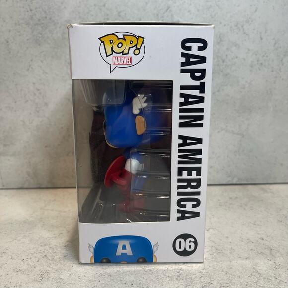 Funko Pop! Captain America 06 2011 Pre-Owned - Good in box - Picture 3 of 7